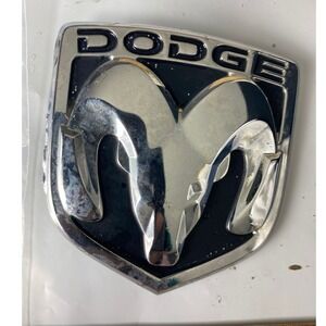 Dodge Ram Head Shield Emblem Badge Chrome